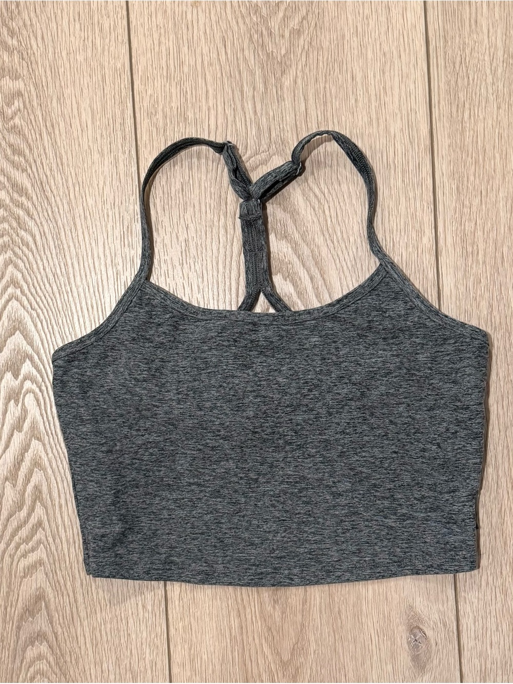 CALIA by Carrie Underwood Dark Heather Gray Cropped Sport Bralette
